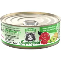 Porta 21 24x80g Superfood kanaa ja kiiviä kissan märkäruoka