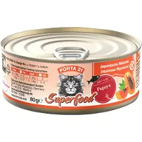 Porta 21 6x80g Superfood makrillia ja papaijaa kissan märkäruoka