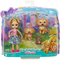 Enchantimals Doll City Tails Gerika Golden Retriever Monivärinen