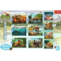 Trefl Mega Pack Dinosaurukset 10-in-1 palapelisetti
