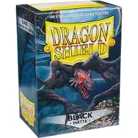Dragon Shield Matte Black 100 kpl korttisuoja