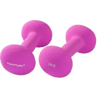 Tunturi Käsipainot Neopreeni käsipainot 3kg, violetti