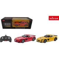 Rastar Mercedes-Benz SLS AMG 1:18 Kauko-ohjattava auto - hopea
