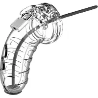 Man Cage Penishäkki virtsaputken laajentimella 115 cm Siveys virtsaputkelle