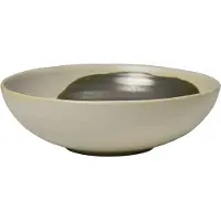 Ferm Living Omhu Kulho Ø28 Cm /charcoal - Tarjoiluvadit Kivitavara Luonnonvalkoinen - 1104266247