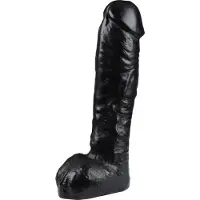 All Black Dildo 29 cm