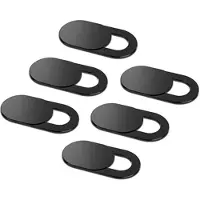 Mtp Products Kameran Yksityisyysliukukansi - 6 Kpl. - Musta