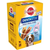 Pedigree 720g Dentastix Daily Oral Care keskikokoisille koirille -koiranherkut