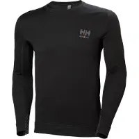 Helly Hansen HH Workwear Lifa Merinovillainen aluspaita pitkillä hihoilla 75106 musta XL