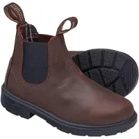 Blundstone Kids' Chelsea Antique Brown Vuorettomat kengät 28