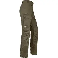 Fjällräven Women's Forest Hybrid Trousers Dark Olive Kuorihousut 46 Regular