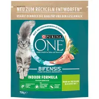 Purina One 3 x 750g Indoor Formula kissanruoka