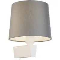 Nowodvorski Lighting Chillin seinävalaisin E27 25cm harmaa