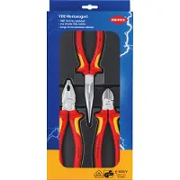 Knipex Sähkömiehen pihtisarja 002012; 3 kpl.