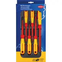 Knipex VDE Ruuvimeisselisarja 6 kappaletta lattiavaruusruuville, ristipää Phillipsille