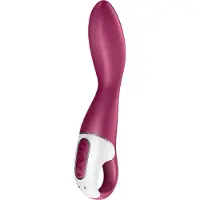Satisfyer Heated Thrill Sovelluksella ohjattava G-pistevibraattori - Red
