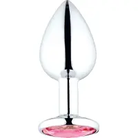 Sinful Jewel Pieni Metallinen Anustappi 7 cm - Pinkki
