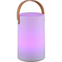TRIO Aruba LED RGBW ladattava pöytävalaisin ulos IP44 valkoinen