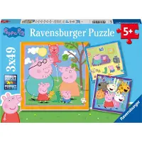 Ravensburger Palapeli Pipsa Possu 3x49