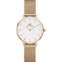Daniel Wellington Petite 28 Melrose Rg White - Gold - 28 mm
