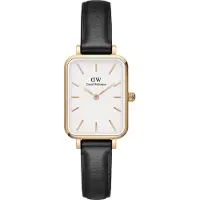 Daniel Wellington Quadro 20X26 Pressed Sheffield Rg White - Black - 20X26MM