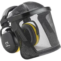 Hellberg Safety Kuulonsuojaimet Secure N verkkovisiirillä Keltainen