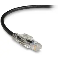 Black Box GIGATRUE 3 CAT6 550-MHZ STRANDED ETHERNET PATCH CABLE - UNSHIELDED (UTP), CM PVC, LOCKING SNAGLESS BOOT, BLACK, 5-FT. (1.5-M) (C6PC70-BK-05)