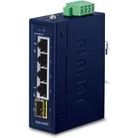 Planet IGS-510TF verkkokytkin Hallitsematon Gigabit Ethernet (10/100/1000) Sininen (IGS-510TF)