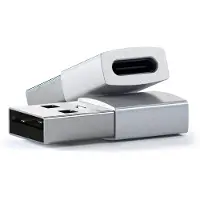 Satechi -sovitin USB-A – USB-C, Silver
