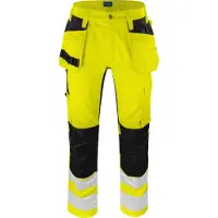 Projob 6570 Stretch Housut En Iso 20471 Luokka 2 - Yellow/Black - D116
