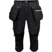 Projob 5557 Stretch Caprihousut - Black - C56