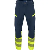 Projob 6528 Stretchhousut En Iso 20471 Luokka 1 - Yellow/Navy - C54