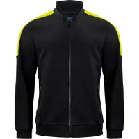 Projob 2129 Collegepaita - Black/Yellow - L