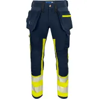 Projob 6540 Housut En Iso 20471 Luokka 1 - Yellow/Navy - C44