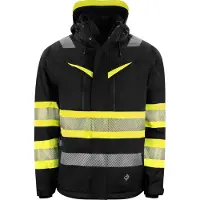 Projob 6446 Tekninen Takki En Iso 20471 Luokka 1 - Yellow/Black - 2XL