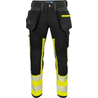 Projob 6540 Housut En Iso 20471 Luokka 1 - Yellow/Black - C60