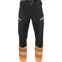 Projob 6528 Stretchhousut En Iso 20471 Luokka 1 - Orange/Black - C62