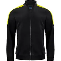 Projob 2129 Collegepaita - Black/Yellow - XL