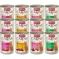 Animonda Carny 24x400g Adult naudanliha siipikarjalajitelma Kissanruoka