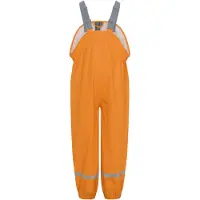 Color Kids Pants Pu - W. Suspender - Orange - 128
