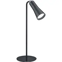 TRIO Leuchten Led pöytävalaisin Maxi, himmennettävä, Musta, Olohuone/ruokailutila, Metalli, lukulamppu