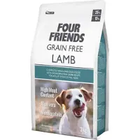 FourFriends - Dog Grain Free Lamb 3 kg - Koirat - Koiranruoka - Kuivaruoka