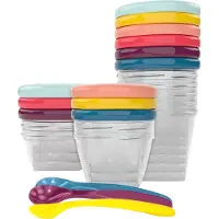BabyMoov Babybols Multiset - Multi/patterned - MULTISET:3X 120ML+3X 180ML+6X 250ML+3CUILLÈRES SOUPLES
