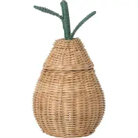 Ferm Living Small Pear punottu kori