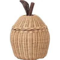 Ferm Living Small Apple punottu kori