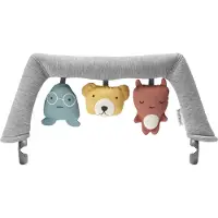 BabyBjörn Toy For Bouncer, Soft Friends - Grey - ONE SIZE