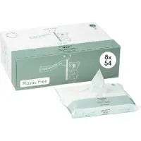 Naif Baby & Kids Plastic Free Wipes kosteuspyyhkeet syntymästä lähtien 8x54 kpl