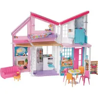 Barbie SUURI LOMAKOTI talo huvila hissillä, tarvikkeilla HCD50