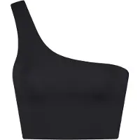 Girlfriend Collective Bianca Bra, One Shoulder - Black - XL