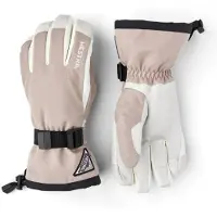 Hestra Powder Gauntlet 5-Finger Beige Lasketteluhanskat 10